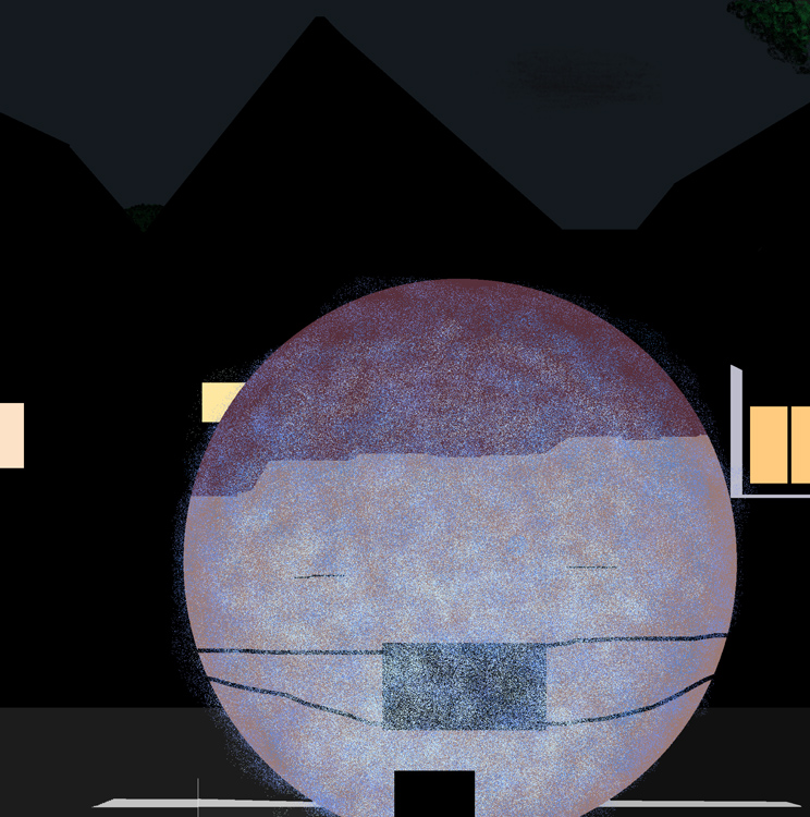 strangers – digitale Malerei von Alexander Wessel