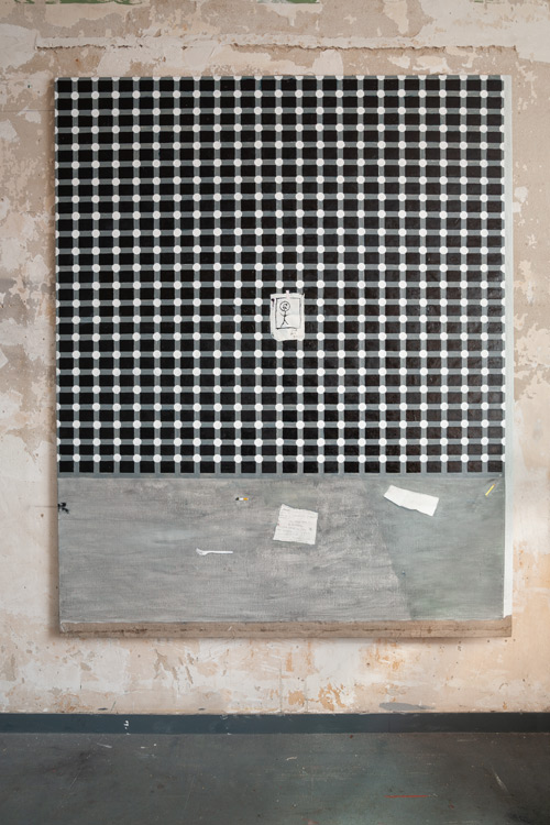 Abstrakte, zeitgenössische Malerei, Öl auf Leinwand, von Alexander Wessel, Düsseldorf