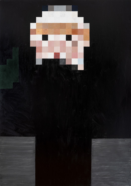 Abstrakte, zeitgenössische Malerei, Öl auf Leinwand, von Alexander Wessel, Düsseldorf