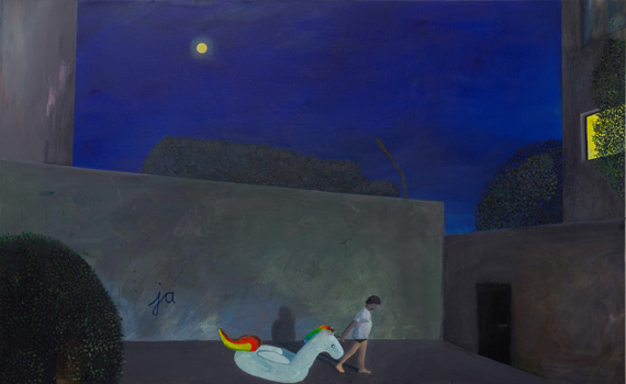 zeitgenössische Malerei, Acryl und Öl auf Leinwand, von Alexander Wessel, Düsseldorf