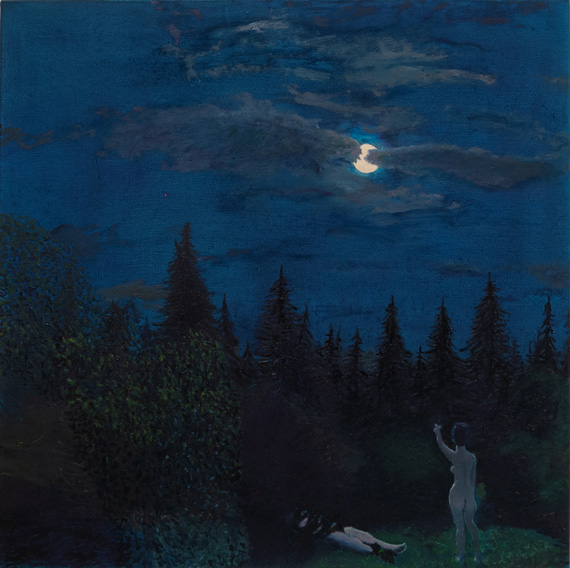 zeitgenössische Malerei, Öl auf Leinwand, von Alexander Wessel, Düsseldorf