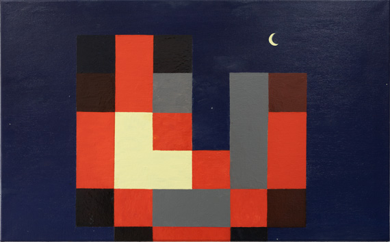 zeitgenössische Malerei, Acryl und Öl auf Leinwand, von Alexander Wessel, Düsseldorf